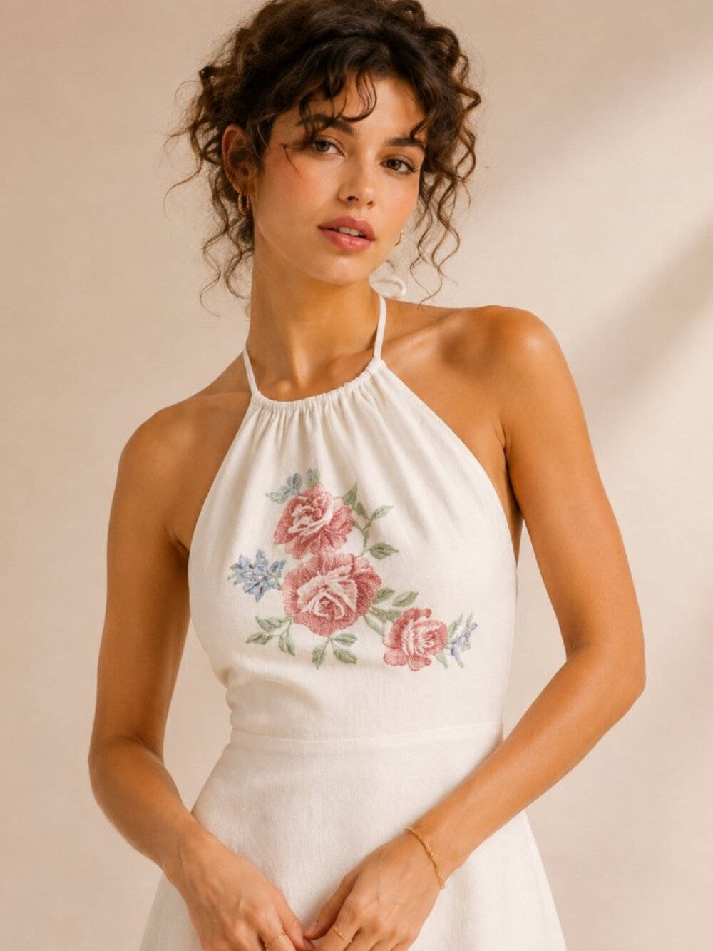 THE ROSALIE HALTER DRESS